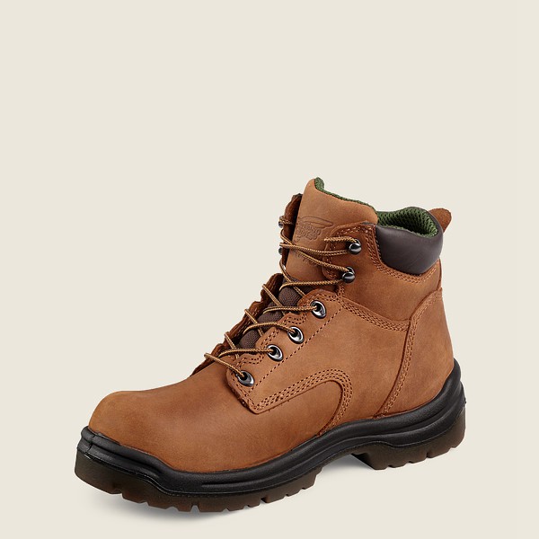 Safety Støvler Herre - Red Wing King Toe® - 6-Inch Toe - Brune - GTAUIJ-627